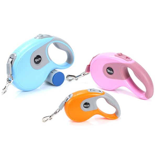 retractable dog leash with poop bag holder UK
