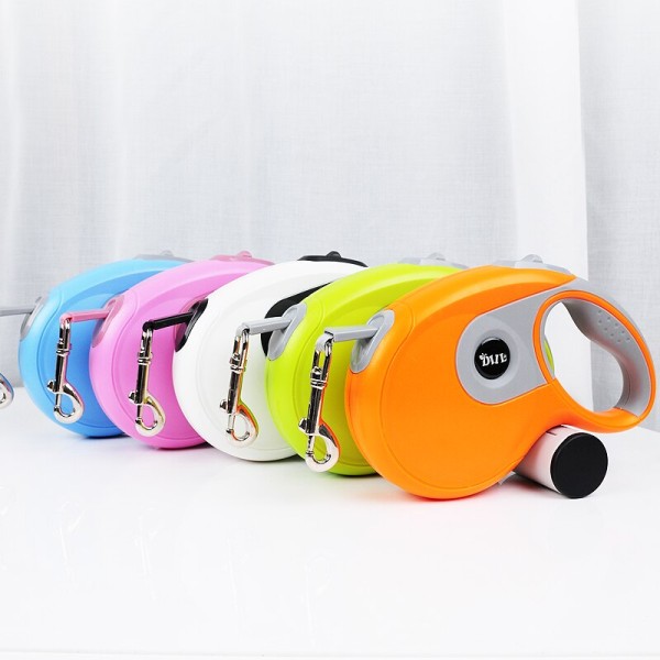 retractable dog leash with poop bag holder UK