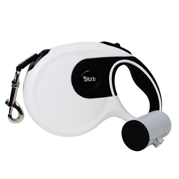 retractable dog leash with poop bag holder UK
