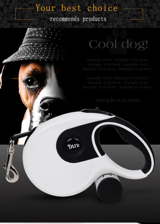 retractable dog leash with poop bag holder UK