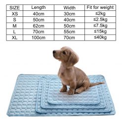 Best Large Cooling Mat for Dogs XL, XXL Chilly Summer Cooling Dog Mat