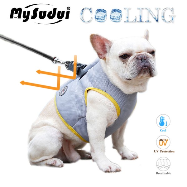 Adjustable Summer Pet Cooling Dog Vest Harness