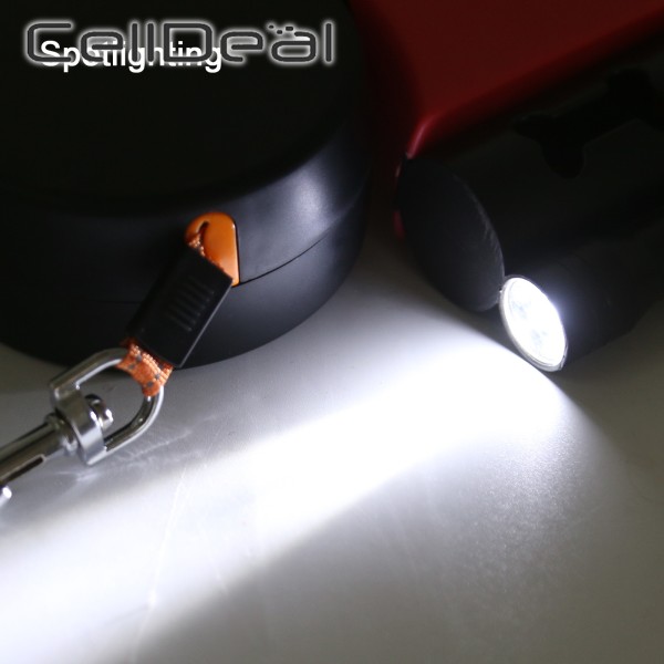 Double Retractable Dog Lead 360 Degree Rotating