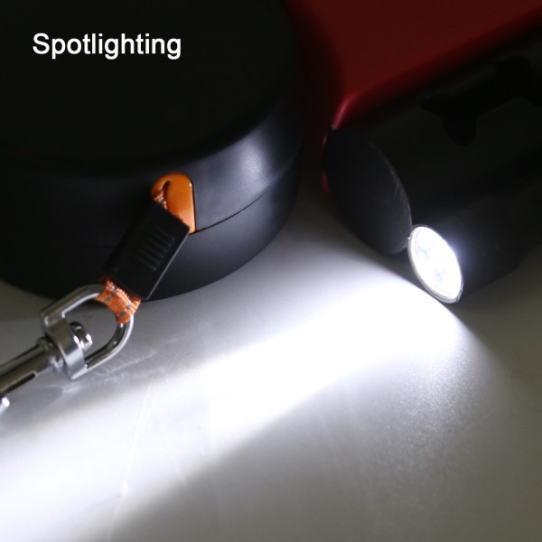 Double Retractable Dog Lead 360 Degree Rotating