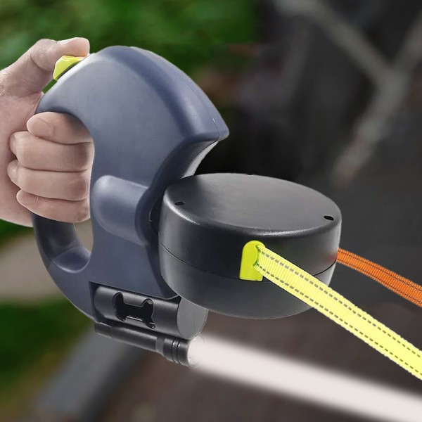 Double Retractable Dog Lead 360 Degree Rotating