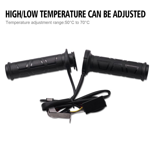 2 Pcs 12V Heated Motorcycle Grips For Universal Grip ATV Motorcycle 22mm in diameter