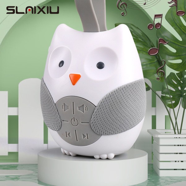 Owl White Noise Machine Portable Baby Soother with 10 Light Music