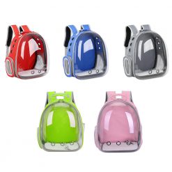 Outdoor Cat Carrier Bag Backpack Breathable Portable Travel Transparent