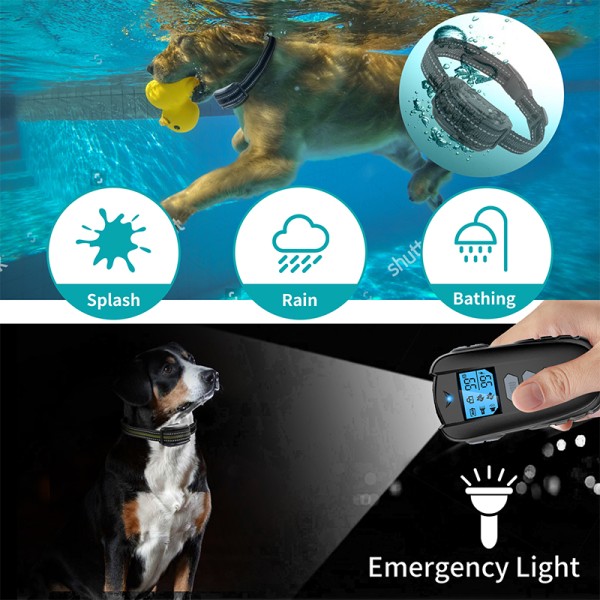 1000ft Barkproof Collar Electric Dog Training Collar