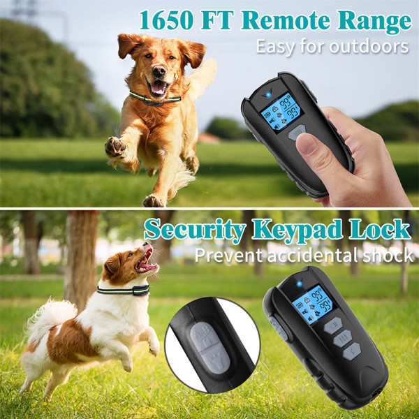 1000ft Barkproof Collar Electric Dog Training Collar
