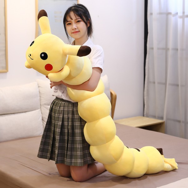 Pikachu Caterpillar Super Long Plush