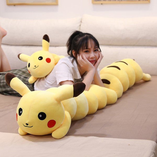 Pikachu Caterpillar Super Long Plush