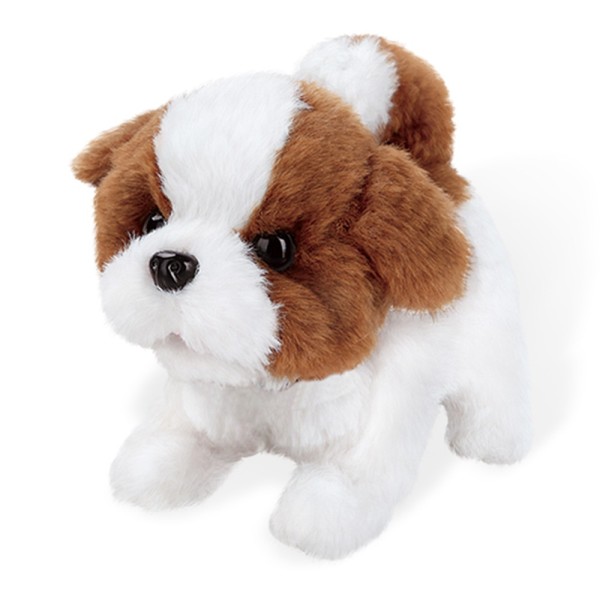 Interactive Walking Toy Dog on Lead Electronic Robot Dog