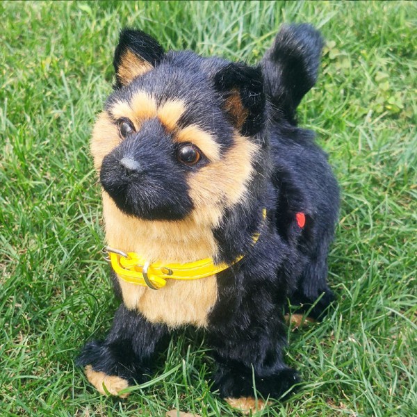 Realistic Interactive Electronic Toy Dog on Lead