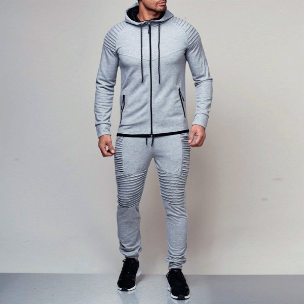 Premium Quick Dry Blank Tracksuit 2 Pieces Sets Men