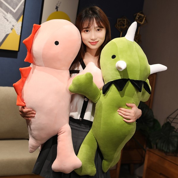 Weighted Dinosaur Plush Kawaii Dino Anti-Anxiety Sleeping Pillow