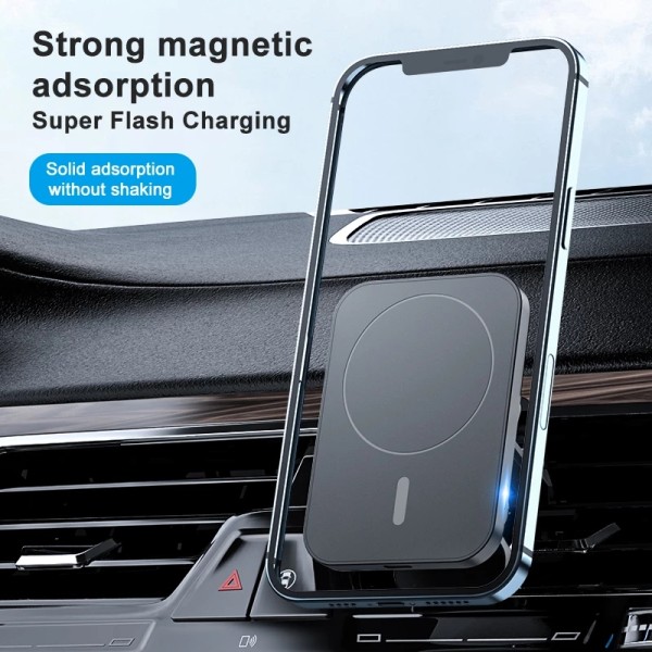 30W Fast Magsafe Car Mount Wireless Charger For iPhone