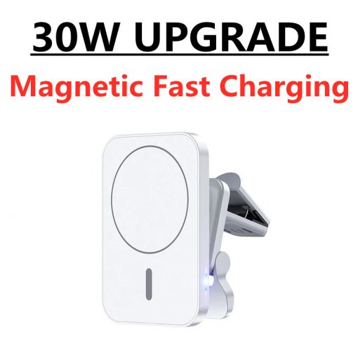 30W Fast Magsafe Car Mount Wireless Charger For iPhone