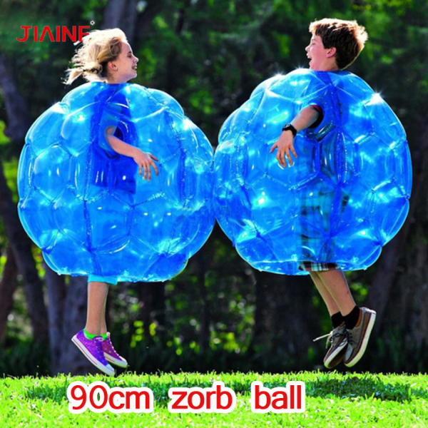 Big Inflatable Bubble Soccer Zorb Bal 60cm Zorb Ball PVC Blue/Red l/Pump for Children Adult Family Outdoor Game