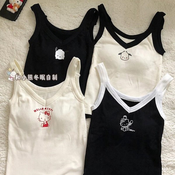 Anime Fashion Hello Kitty Girl's Vest