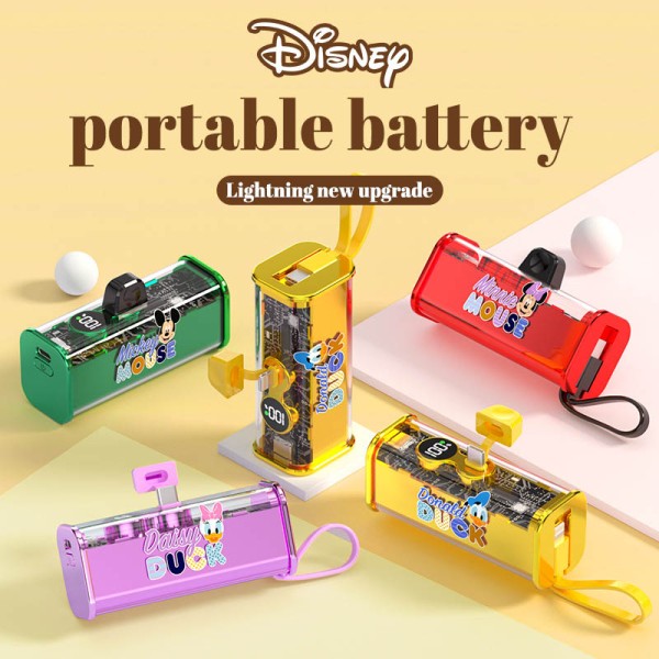 MIni Cute Base Attchment Disney Kawaii Mickey Portable Charger