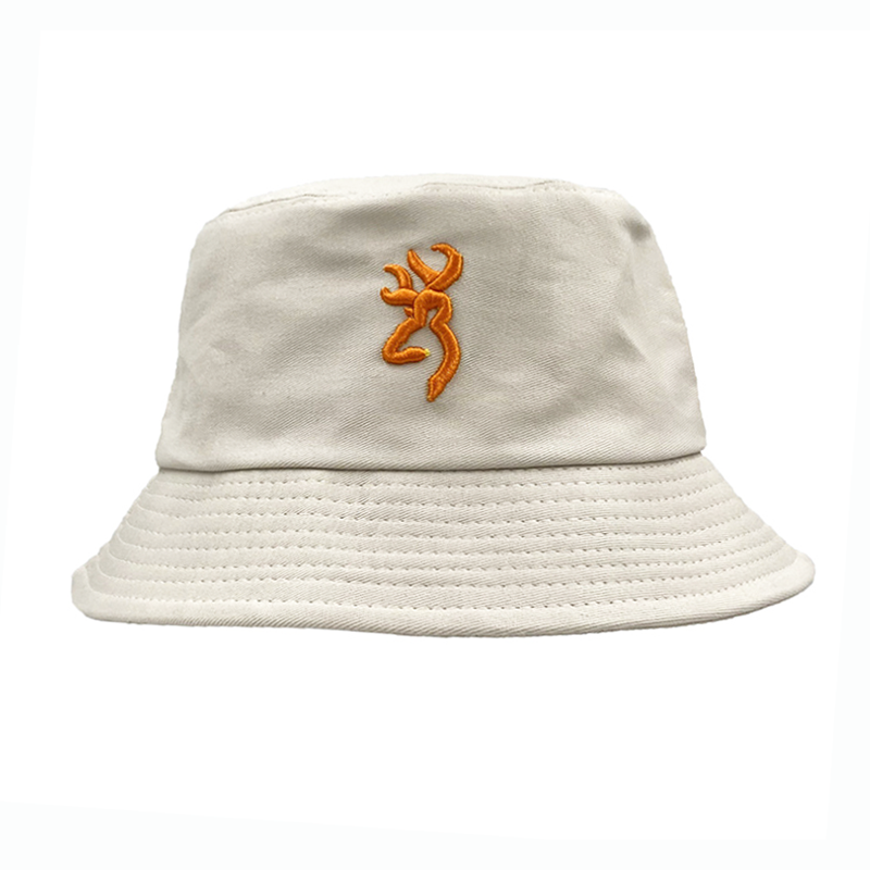 3D Embroidery BROWNING Bucket Hat for Summer