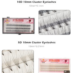 best DIY at home lash extension kit 10D 5D flase cluster eyelashes