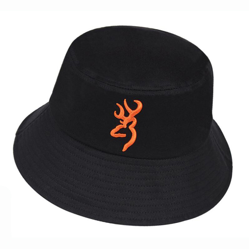 3D Embroidery BROWNING Bucket Hat for Summer