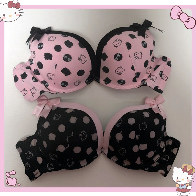 Kawaii Hello Kitty Bra Panties Underwear Set - Juhi
