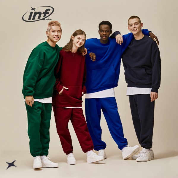 Winter Thick Warm Blank Tracksuit Unisex