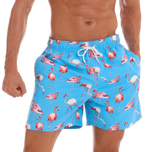 Flamingo Swim Trunks Men