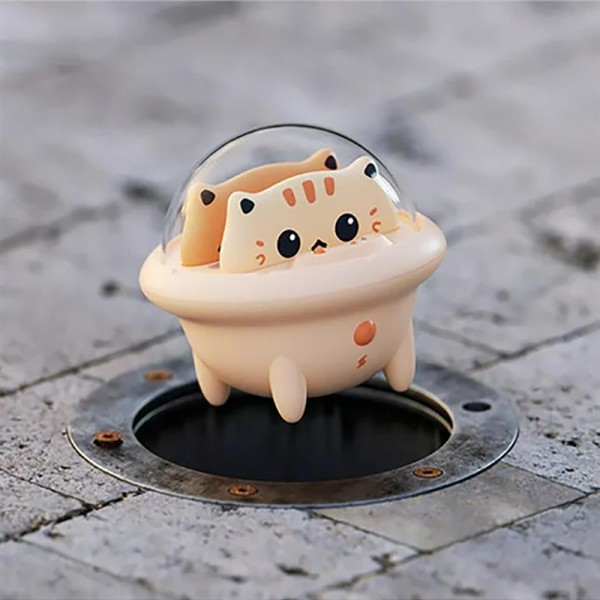 Mini Power Bank Cute Cat Portable Powerbank With LED Night Light