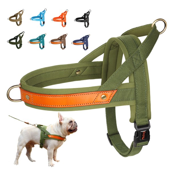 Simple Soft Padded  No Pull Step in Dog Harness