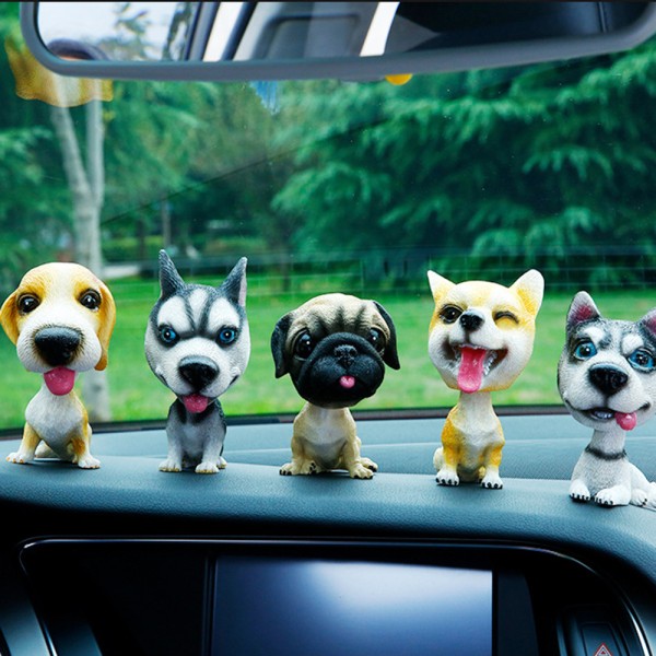 Funny Nodding Dog for Car Shaking Head Bobblehead