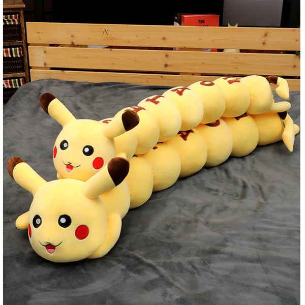 Pokemon Long Caterpillar Pikachu Plush
