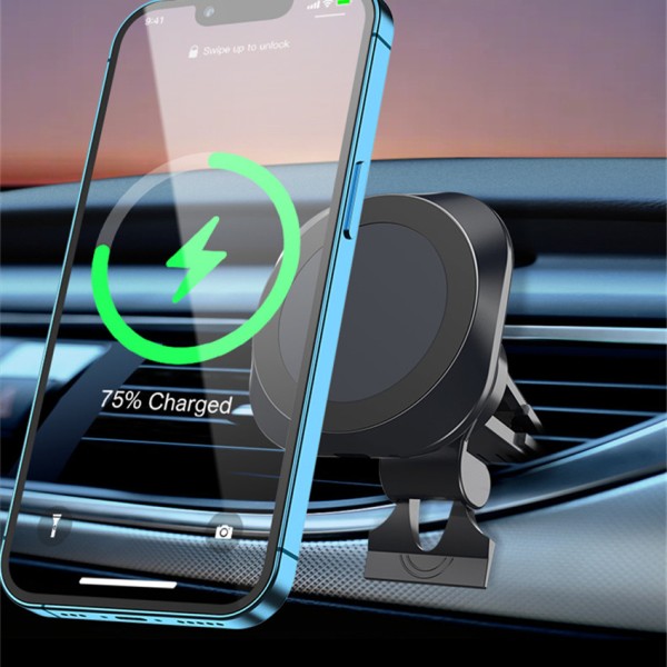 30W Fast Magsafe Car Mount Wireless Charger For iPhone