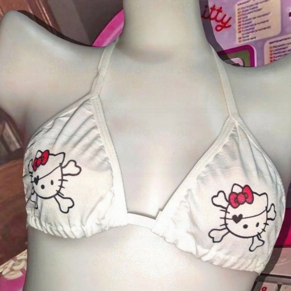 White Hello Kitty Bra Girls