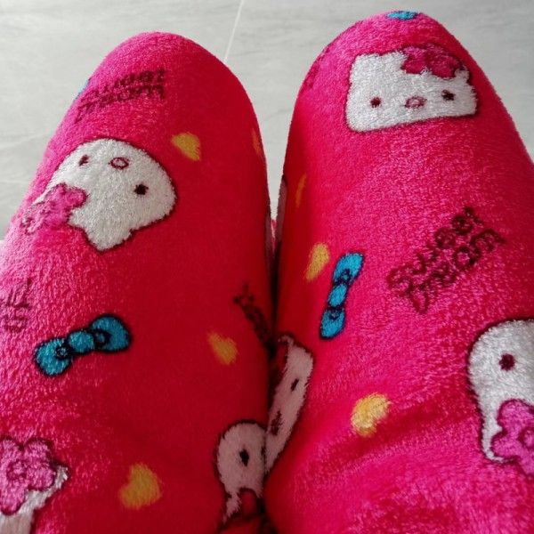 Pink Yellow Hello Kitty Winter Pajamas