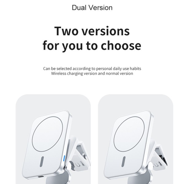 30W Fast Magsafe Car Mount Wireless Charger For iPhone