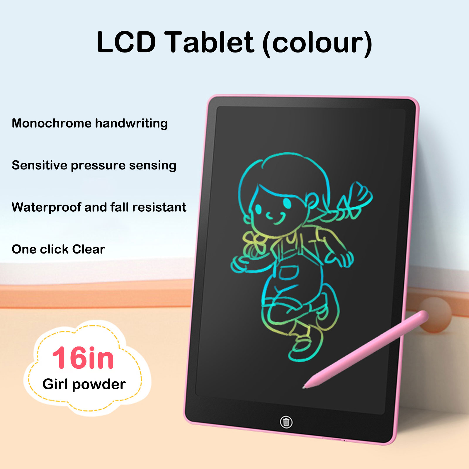 LCD Drawing Writing Tablet for Children