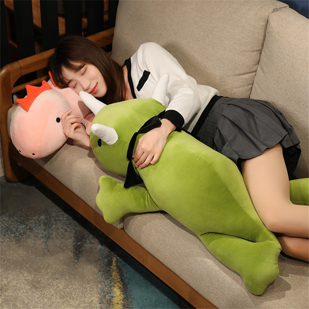 Weighted Dinosaur Plush Kawaii Dino  Anti-Anxiety Sleeping Pillow