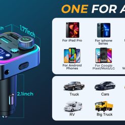 all in one fm transmitter for cars