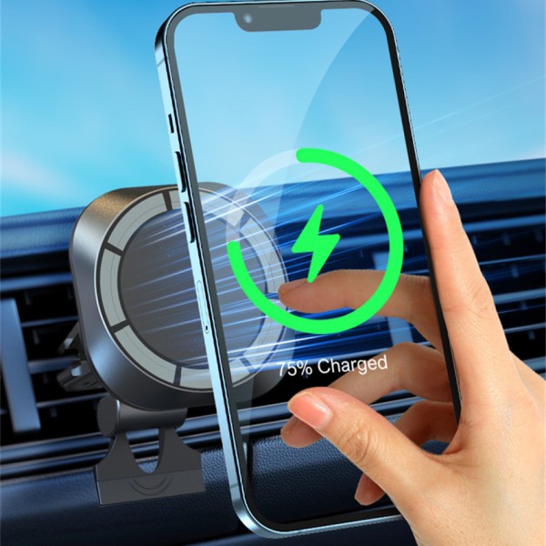 30W Fast Magsafe Car Mount Wireless Charger For iPhone