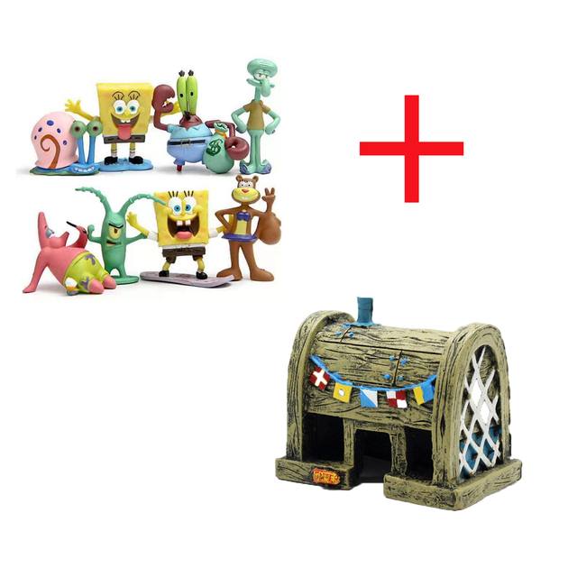 SpongeBob Fish Tank ornaments SquarePants Toys Juhi — free download