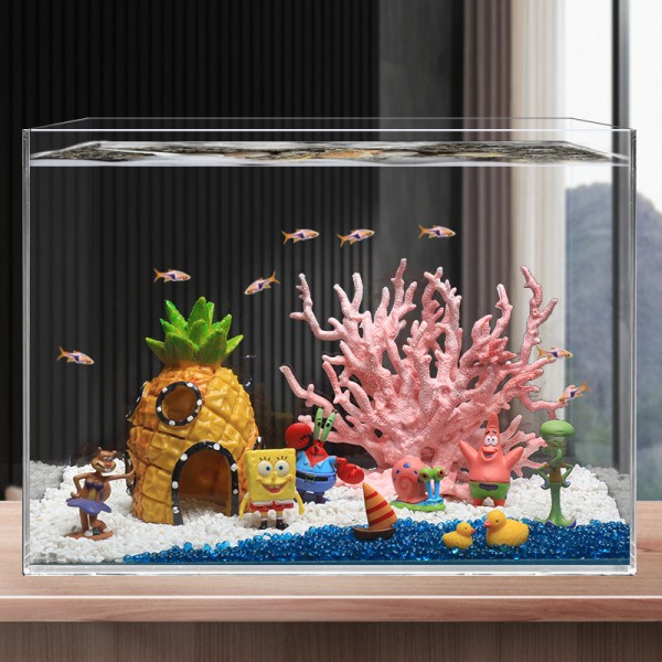 SpongeBob Fish Tank ornaments SquarePants Toys