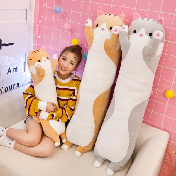 Long Cat Pillow Plushies