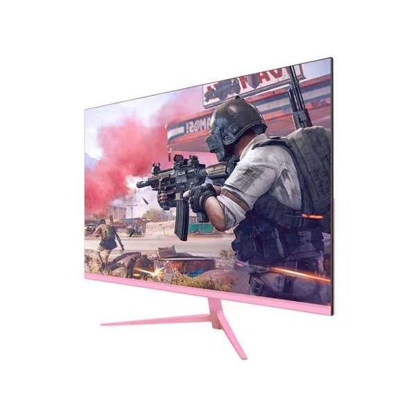 Curved Pink Monitor HD