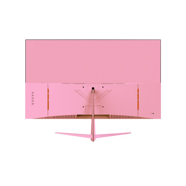 Curved Pink Monitor