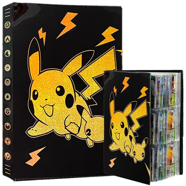 432/540Pcs Pokemon Card Album 9 Pocket Pikachu Card Holder