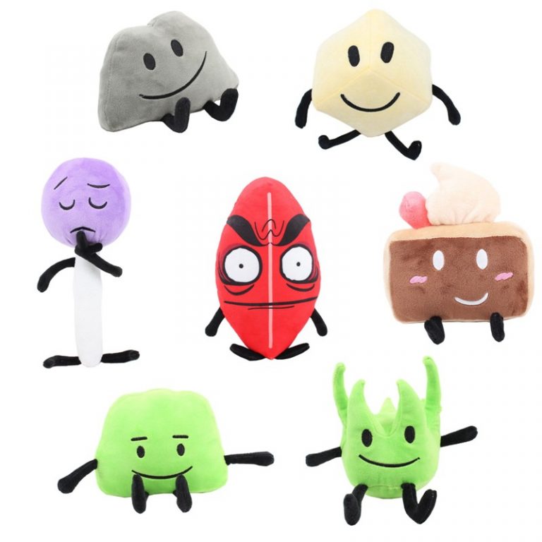 BFDI Plush Combo Pcs Battle For Dream Island Plush Firey Lollipop Loser Evil Leafy Juhi